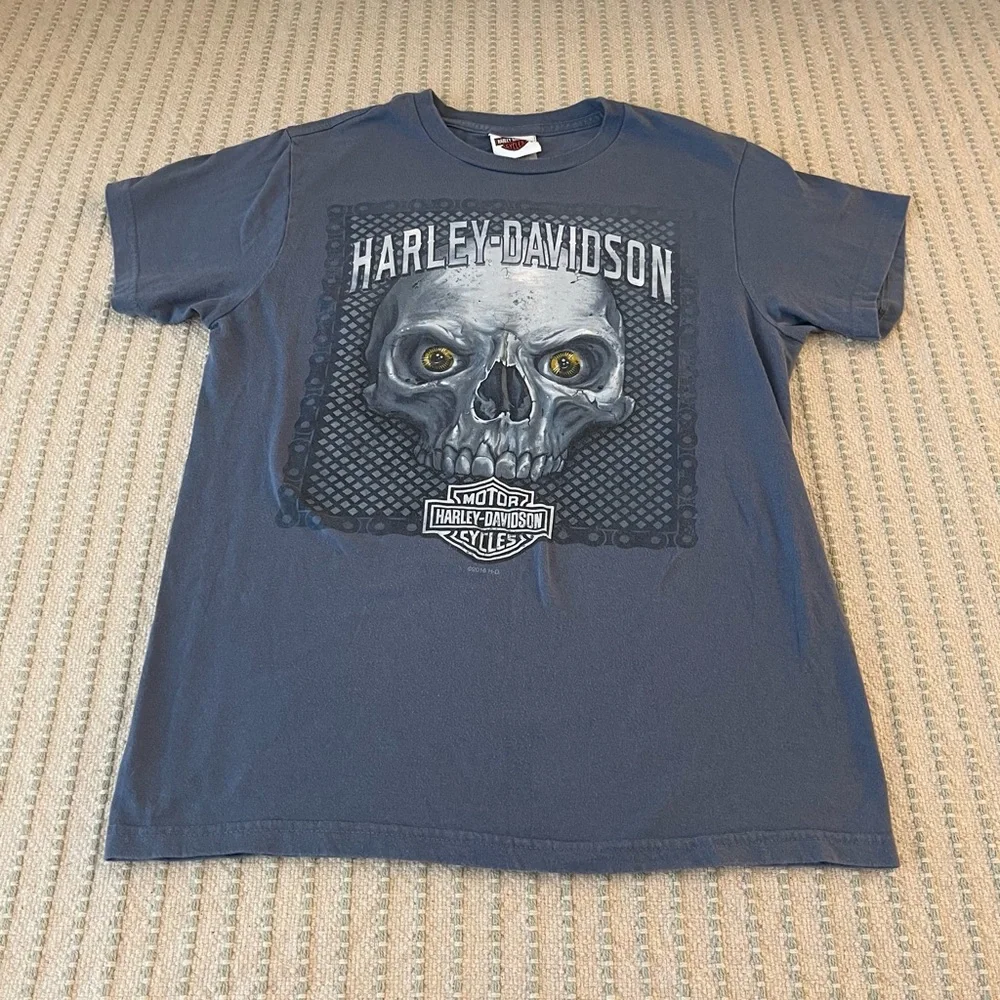 Harley-Davidson Skull Graphic Tee - Size: Small